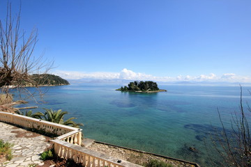 Obraz premium Mouse Island corfu greece
