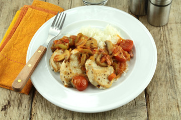 escalopes de volaille à la provençale