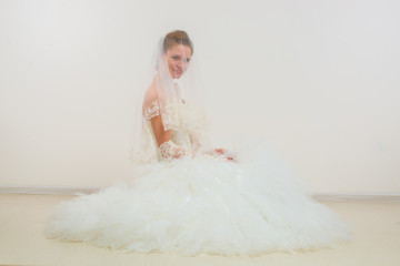 Naklejka premium Beautiful bride