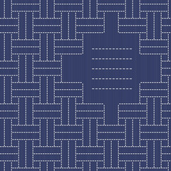 Japanese Embroidery Ornament with weaving and place for your tex