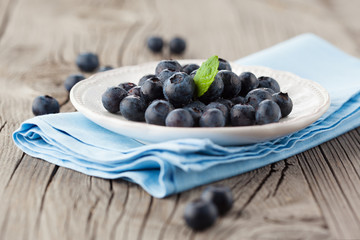 Fresh blueberries