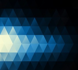 Obraz premium Blue White Mosaic Background, Creative Design Templates
