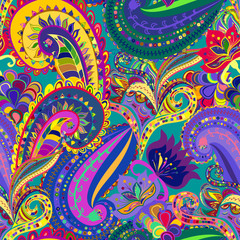 Seamless ornament ethnic background.