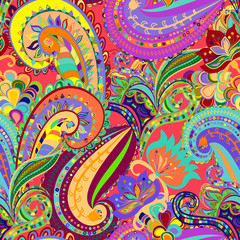 Seamless ornament ethnic background.