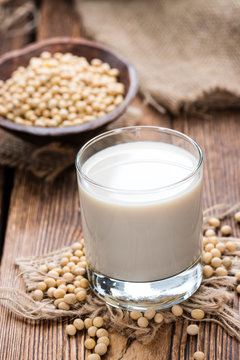 Soy Milk with some Seeds