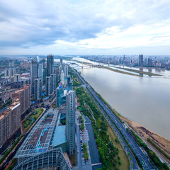 Bird view at Shanghai China.