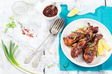 Sweet  and Sticky Chicken Drumsticks