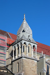 Fototapeta na wymiar Part of Cathedral. Lausanne, Switzerland