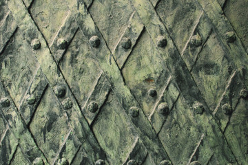 metal medieval vintage door background