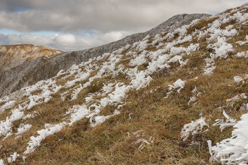 View from Ciemniak  - Tatras Mountains. Autumn day.