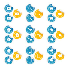 sticker stuff vector