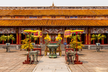 In der Zitadelle in Hue