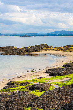 Black Sands beach, Aberdour, Scotland.