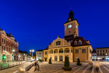 Fototapeta na wymiar City hall in Brasov, Transylvania