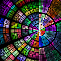 Abstract radial background