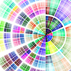 Abstract radial background