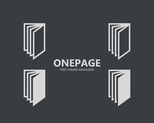 Business page logo or symbol icon