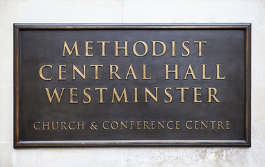 Methodist Central Hall in Westminster