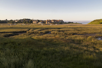 Alnmouth on the coast of Northumberland, England.
