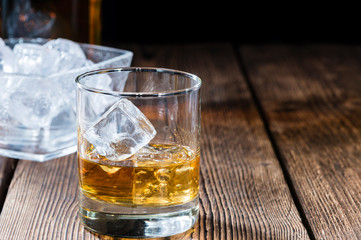 Whiskey in a glass