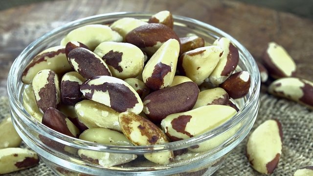 Brazil Nuts (not loopable) as 4K UHD footage