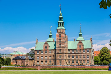 Fototapeta na wymiar Copenhagen Rosenborg Slot castle