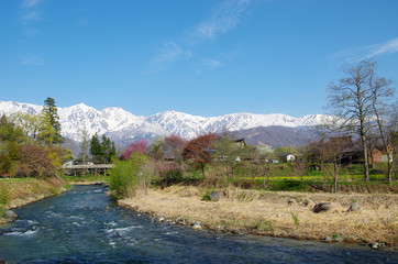 大出公園からの北アルプス