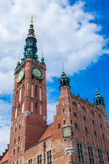 Obraz premium Gdansk-Old City-Long Market street