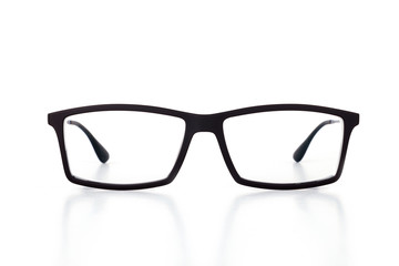 eyeglasses on white background