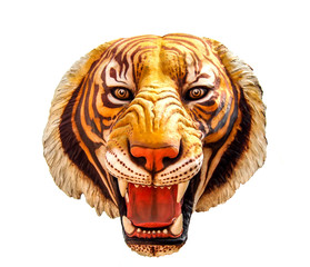 Tiger image isolated on white background