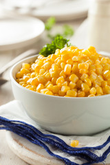 Organic Yellow Steamed Corn