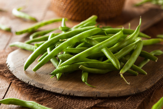Raw Organic Green Beans