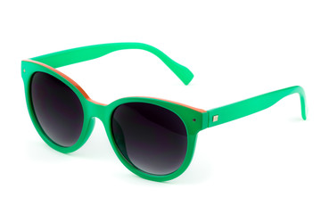 Women's green sunglasses