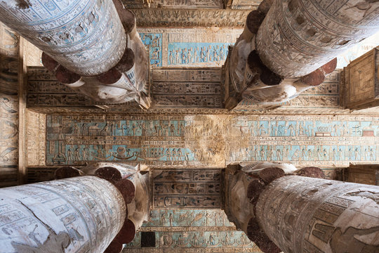 Ceiling Of The Temple Dendera
