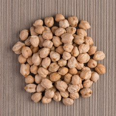 Circle of chickpeas