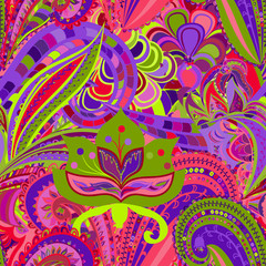 Seamless ornament ethnic background. Abstract pattern.  EPS-8 ve