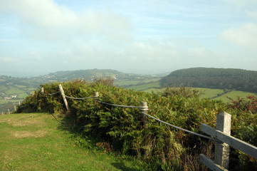 View from  Golden Cap on Dorset coastal path