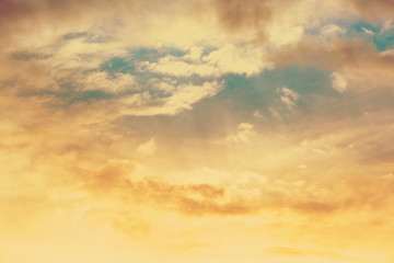 Obraz premium sunset sky, instagram retro style