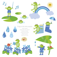 Frogs in the rainy season © ayusloth