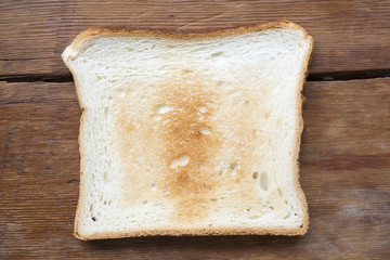 toast on wood