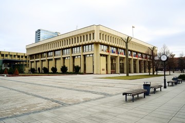 Lithuanian parliament (Seimas) in Vilnius on March 13