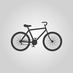 Fototapeta na wymiar The bicycle icon. Bike symbol. Flat