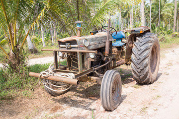 Very old tractor