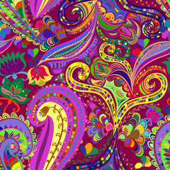 Seamless ornament ethnic background. Abstract pattern.  EPS-8 ve