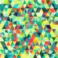 Seamless Abstract Colorful background with triangle pattern