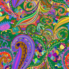 Seamless ornament ethnic background. Abstract pattern.  EPS-8 ve