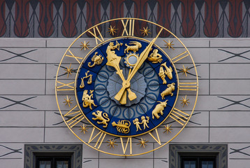 Obraz premium Turmuhr Altes Rathaus München