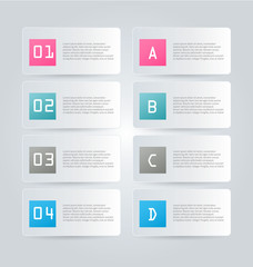 Infographics template for business, education, web design