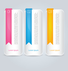 Infographics template for business, education, web design