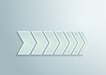 White Arrows Vector Background
